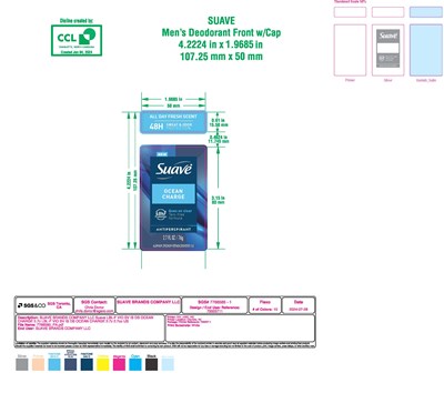 Sauve Antiperspirant Ocean Charge (Suave Antiperspirant 70005711 Pa Page 1)
